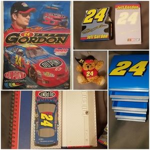 Jeff Gordon #24 collectible memorabilia lot